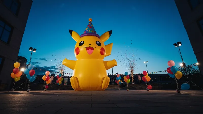 Célébrations anniversaires de Pikachu